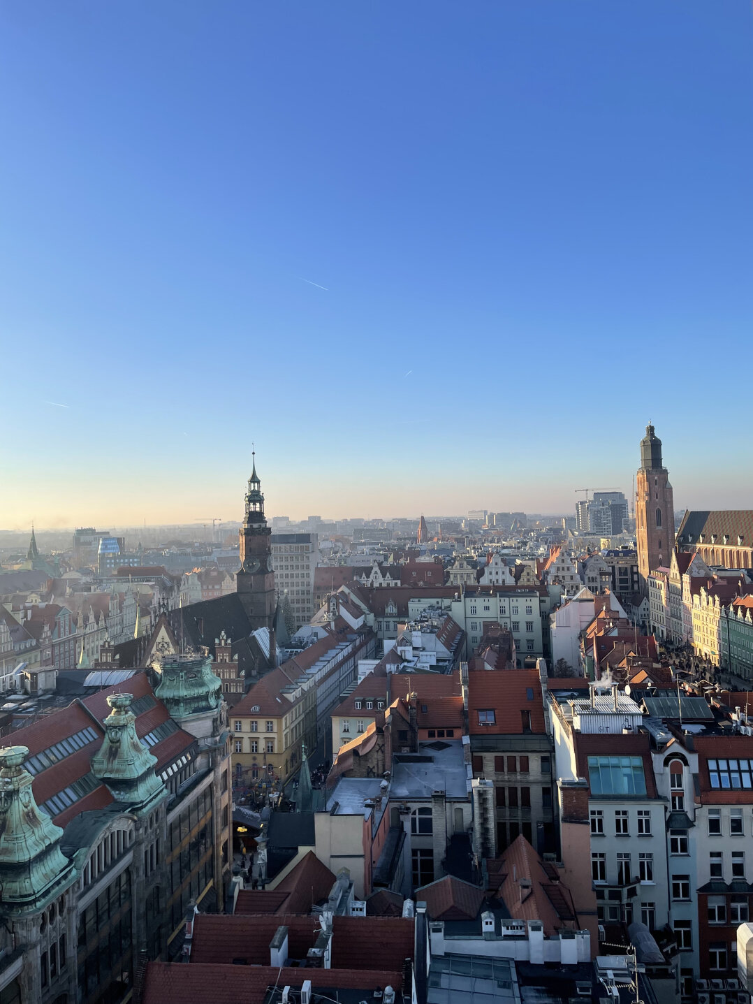 Ausblick über die Stadt Poznan