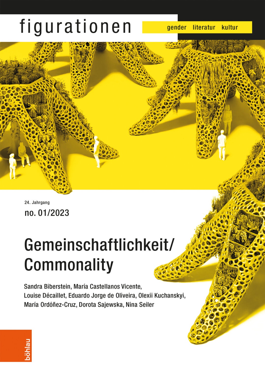Gemeinschaftlichkeit / Commonality, hg. Sandra Biberstein, Louise Décaillet, Dorota Sajewska, Nina Seiler, thematisches Heft der Zeitschrift „figurationen“, Nr. 1/2023.